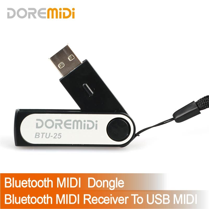 Doremidi Bluetooth Midi Ontvanger Bluetooth Midi Dongle Ble Midi BTU-25