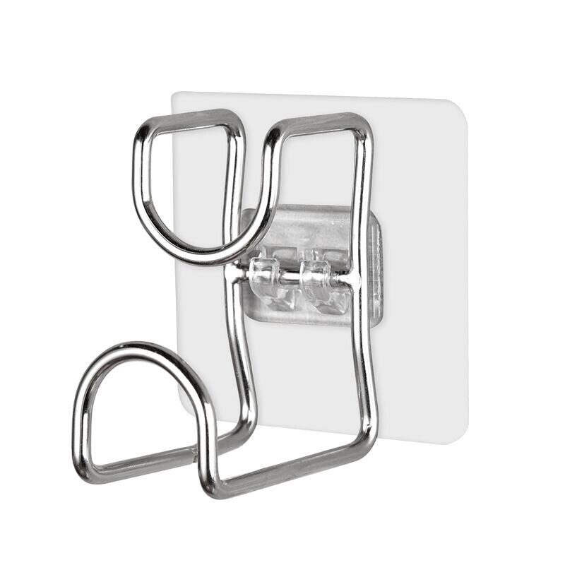 Self Adhesive Hook Washbasin Rack Holder Stainless Steel Nail Storage Hanger for Kitchen Bathroom Hook Waterproof: Default Title