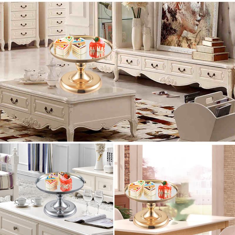 8/10/12 Inch Wedding Cake Stand Set Gold Mirror Metal Cupcake Beautiful Tray Dessert Display Decoration Tools Baking Dishes Pans