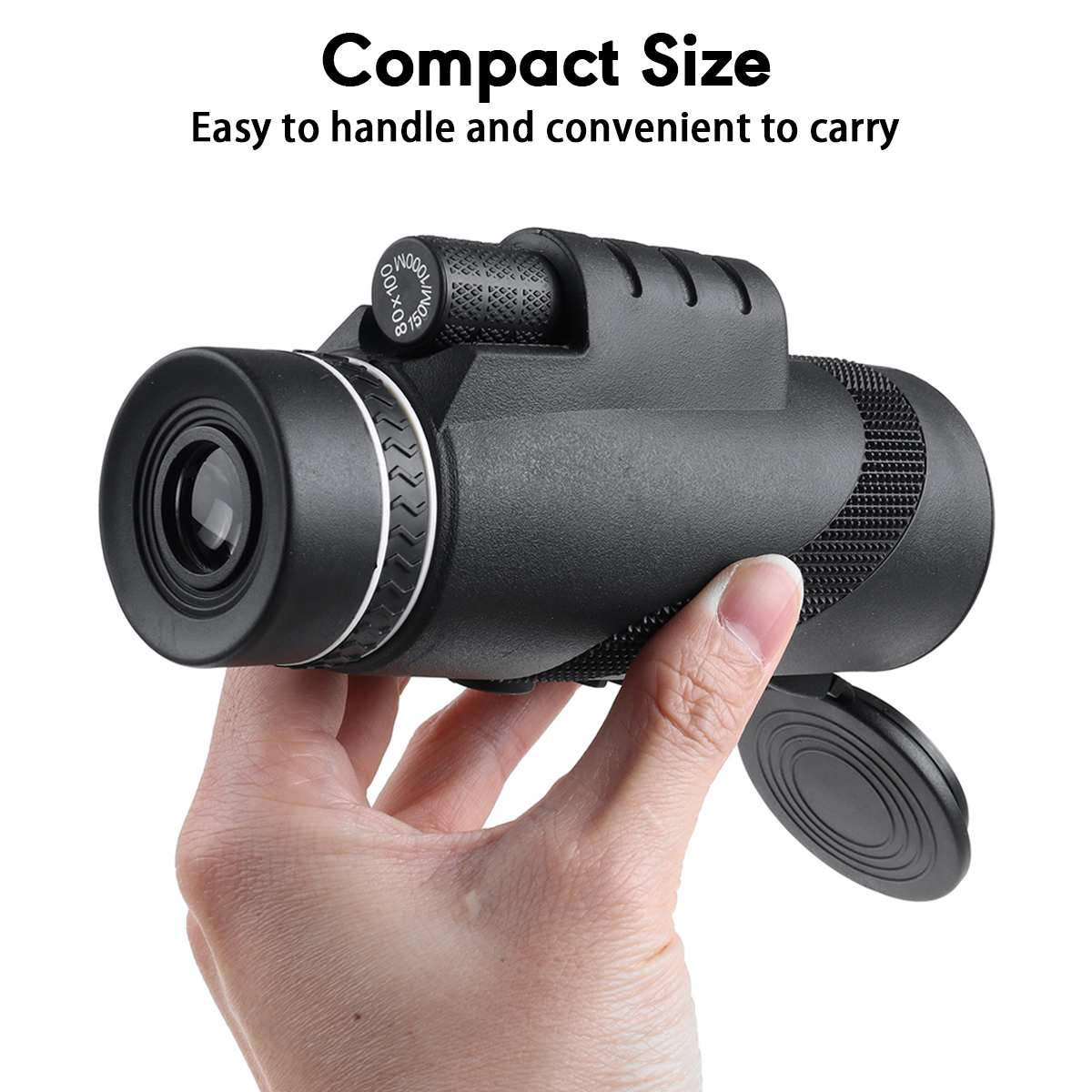 80x100 HD Monocular Starscope Telescope Monocular BAK4 Prism Lens Phone Camera Zoom Starscope Monocular Telescope