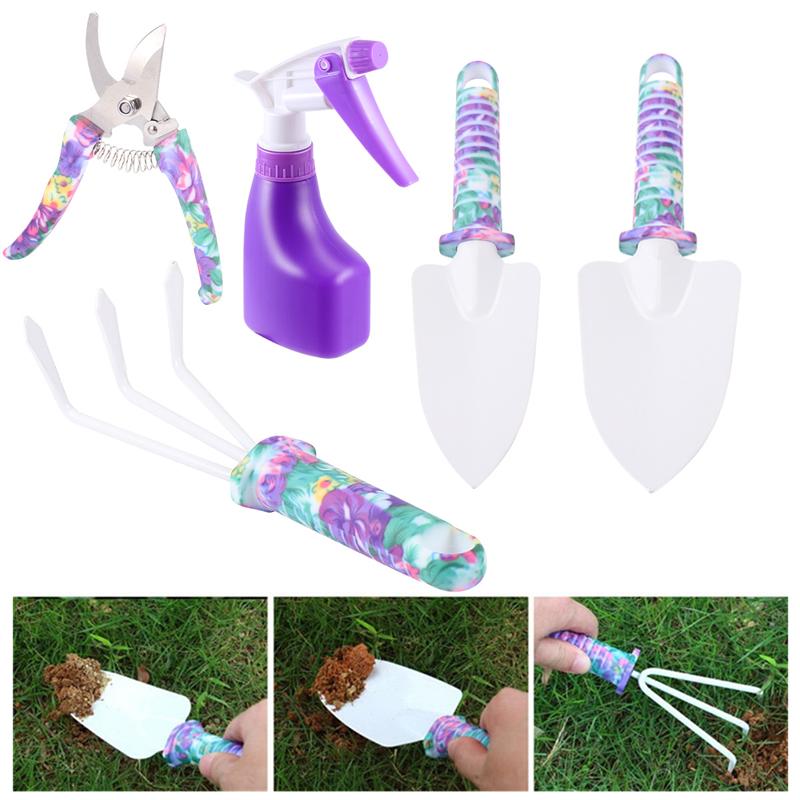 5 pièces outils de jardinage jardin plantes succulentes fleurs outils d'extérieur boîte de rangement pour l'impression à la maison/Style vert