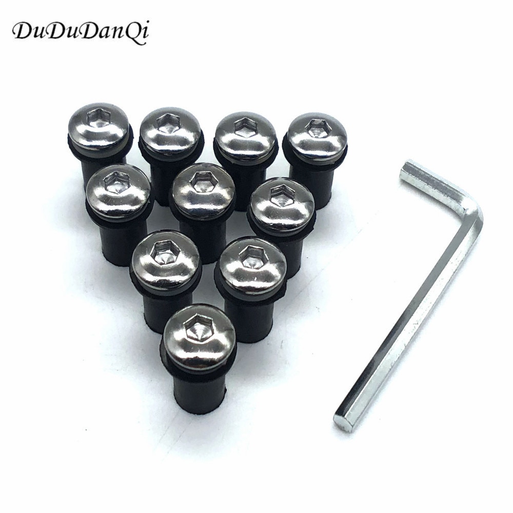 M5 Metric Rubber Rubber Goed Noten schroeven Blind Sluiting Voorruit Wellnuts Klinknagel Vissen Kajak Accessoire