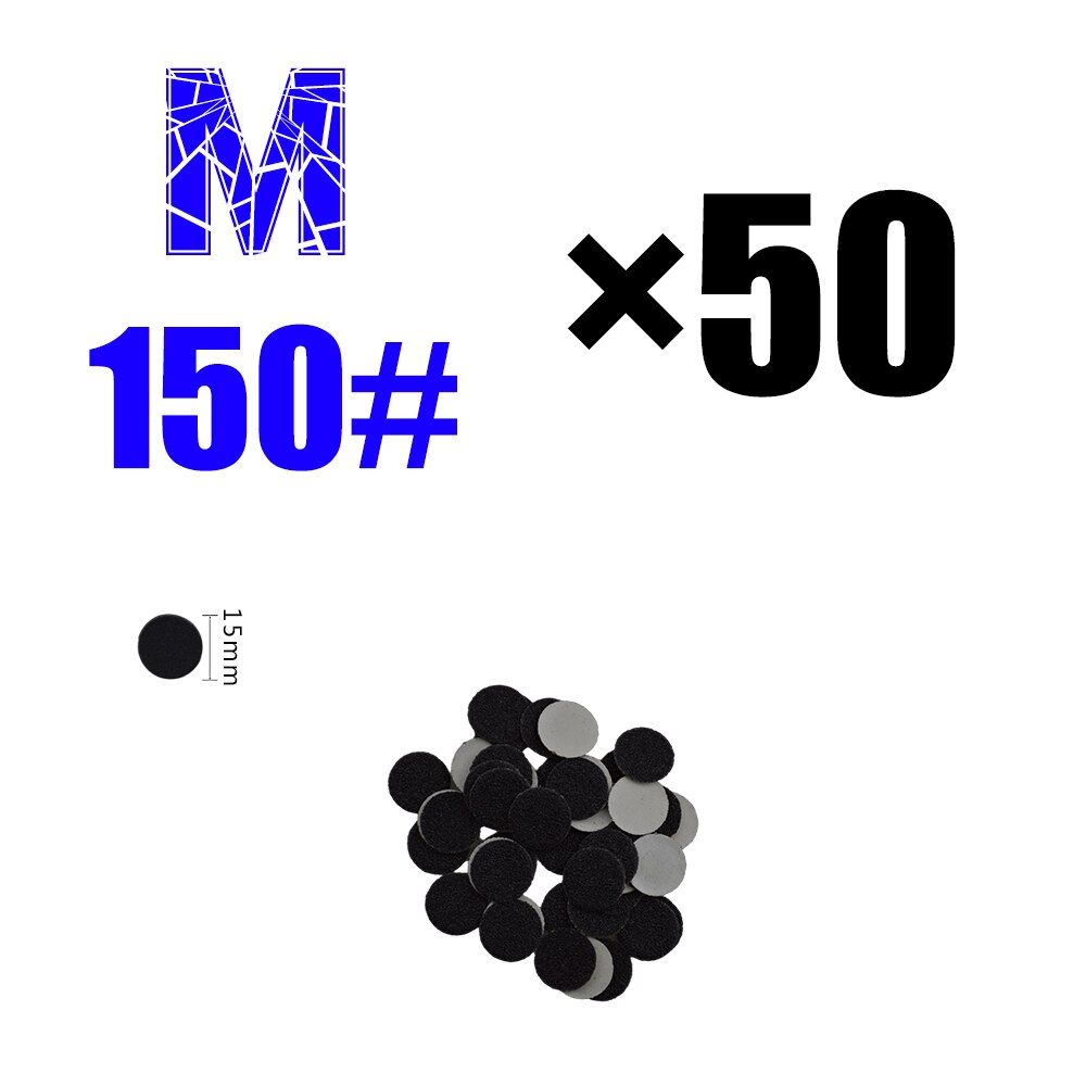 Edelstahl-Schleifpapier, 15 mm, 20 mm, 25 mm, Metallscheibe, Pediküre, rotierender Grat, Füße, Feile, Hornhaut, Schleifpapier, Nagelbohrer