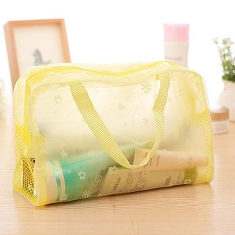 Opbergzakken Waterdicht Praktische Voor Home Reizen Zwemmen Opslag Cosmetica Toiletartikelen Bad Benodigdheden Opslag Pakket: YELLOW