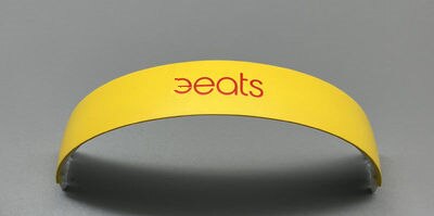 Ersatz Stirnband Kunststoff Shell für Beat Solo 3 3,0 Drahtlose Kopfhörer Reparatur Teile Kopf Band: Yellow