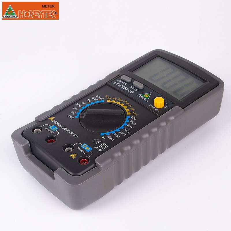 Professionele Digitale Capacimeter Multimeter Esr Lcr Meter Condensator Capaciteit Tester Inductie Meter Lcd Backlight