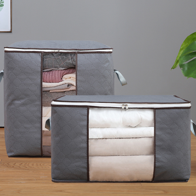 Clothing Storage Bag Package Foldable Quilt Blanket Wardrobe Organizer Large Capacity Travel Shoe Clothes Toys Pouch Accessories