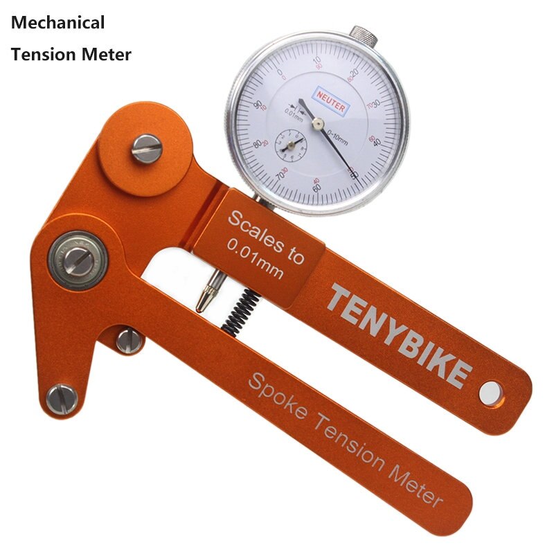Cykel elektronisk spændingsmåler eger tensiometer mtb landevejscykel hjul eger checker mekanisk strammer hjulsæt reparationsværktøj: Mekanisk type