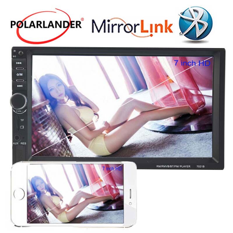 Touch Screen Car Radio Stereo Autoradio 2DIN 7 Inch Bluetooth Audio MP5 Player USB/TF/FM/AUX DVR Cassette Player