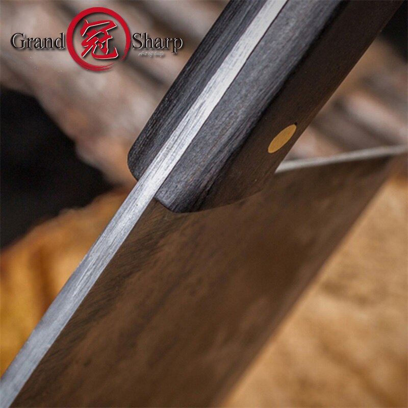 Cuchillo de Chef forjado a mano, cuchillo de cocina chino de acero forjado, herramientas para cortar carne y verduras