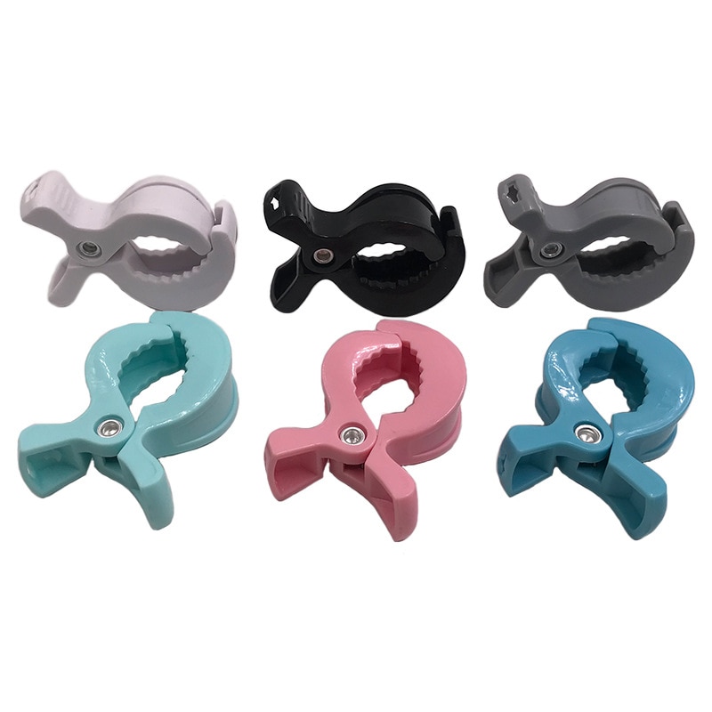 Baby Speelgoed Rammelaars Accessoires Candy Kleur Kinderwagen Wandelwagen 1Pc Om Haak En Speelgoed Deken Clips Plastic Universele Clip