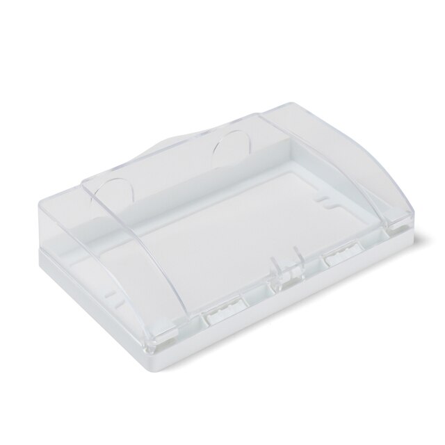 Boîtier de protection étanche à Double prise, protection de prise électrique, couvercle de sécurité pour enfant, boîte étanche pour salle de bain, outil quotidien 86: trans