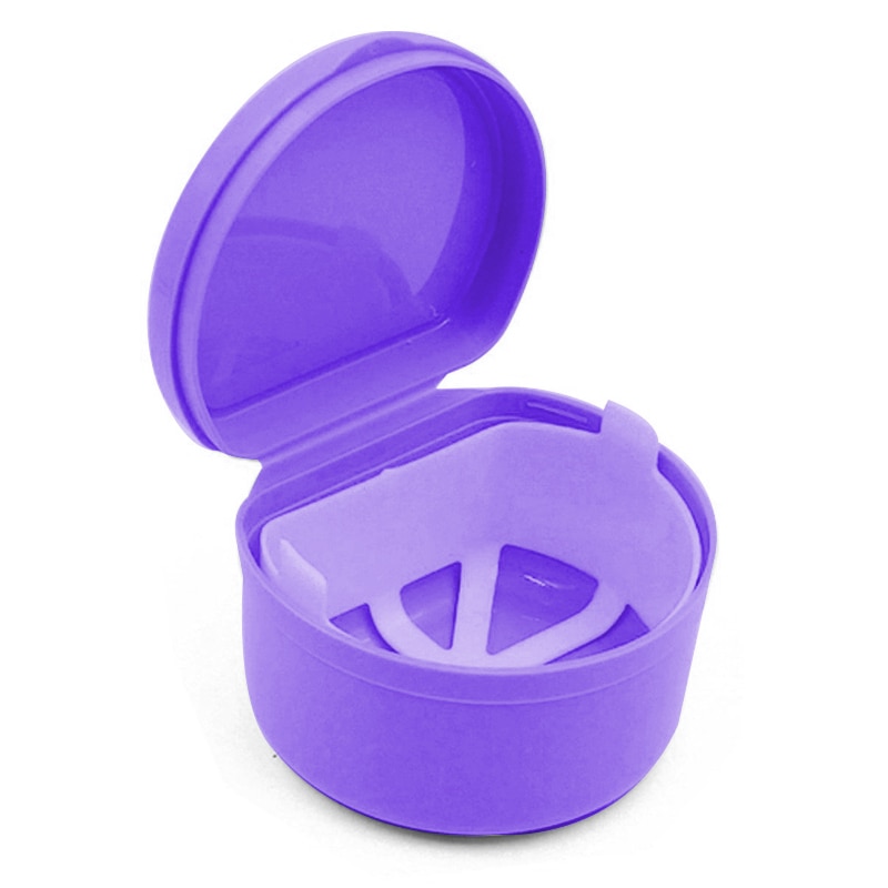 Étui de prothèse dentaire | Boîte de rangement de prothèse dentaire de bain avec filet de suspension, mallette de prothèse dentaire, organisateur d'équipement de protection