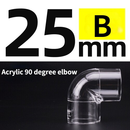 Clear PVC Pipe Fitting pvc pipe tee 45 degree 90 degree fish tank pipe fitting Clear PVC Fittings: B