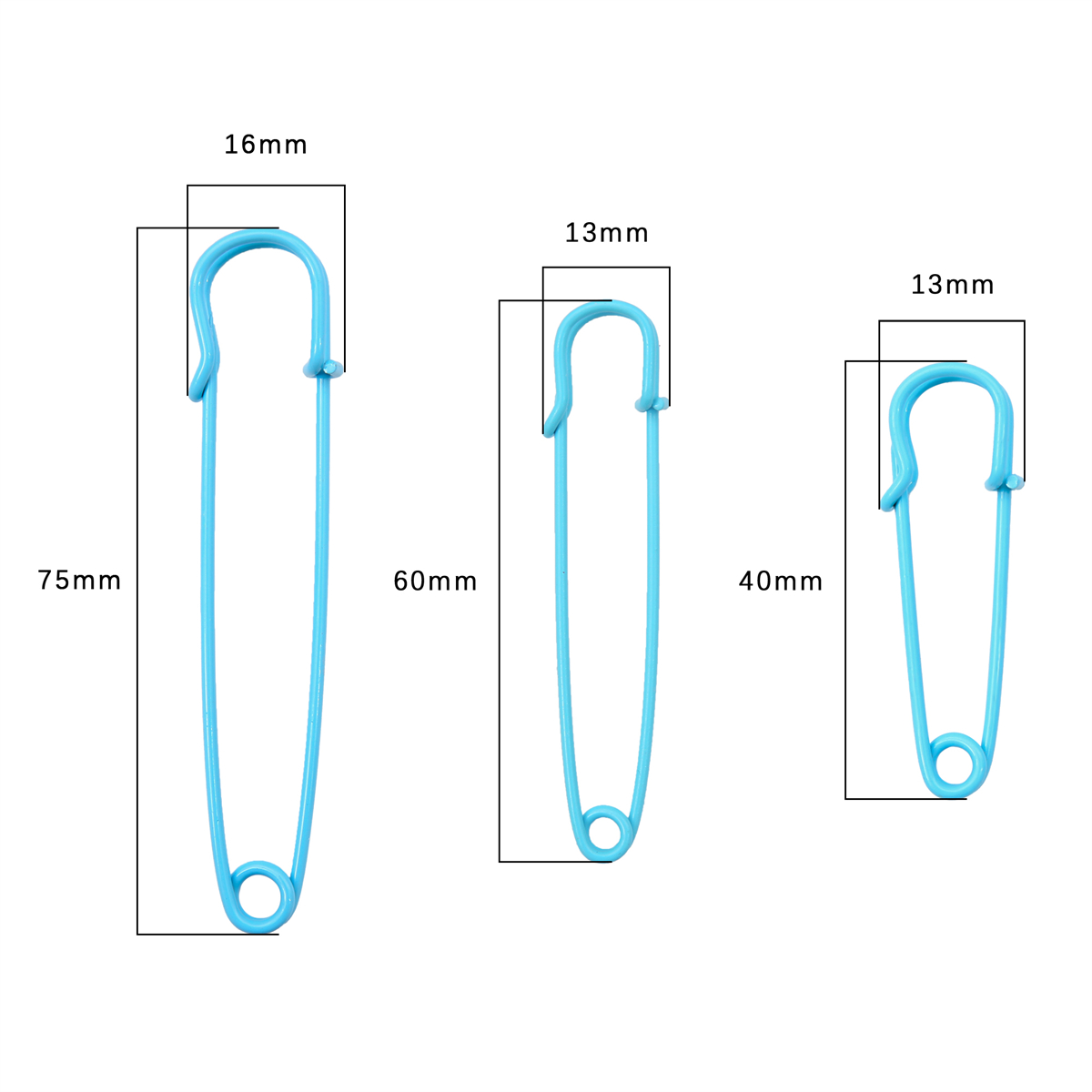 2/5 pezzi spille di sicurezza in metallo spille spille strumenti per cucire spille colorate per gioielli fai da te accessori per cucire grandi forniture per indumenti