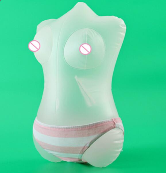 PVC Sexy Inflatable Female Mannequin Body No Hands Feet Sewing Maniqui For Clothes Panties Transparent Doll D081