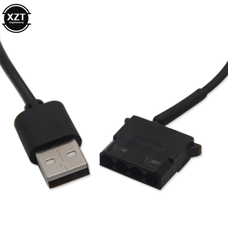 4Pin USB pc computer fan Power Cable 5V USB male to female Adapter Cable Molex Computer Case cooling fan Adapter Cord 30cm 50cm