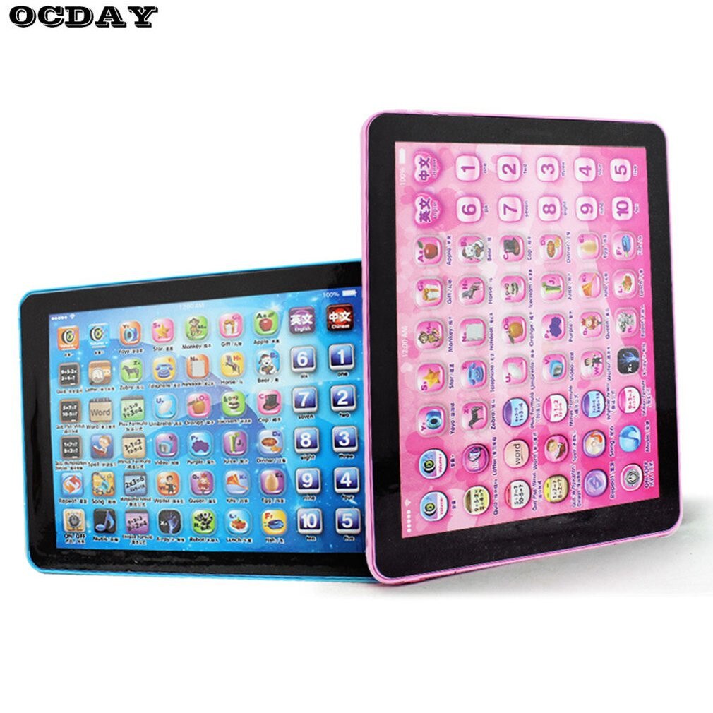 Baby kinderen touch tablet pad educatief speelgoed vroeg leren lezen engels chinees digitale machine voor kinderen tablet infantil