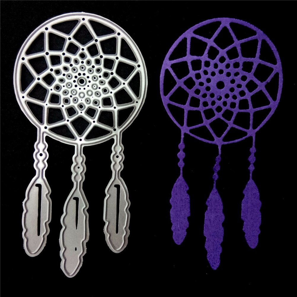 DIY Kerst bruiloft Halloween kaarten metalen stansmessen Metalen ambachtelijke dreamcatcher papier stansen sterft voor Scrapbooking