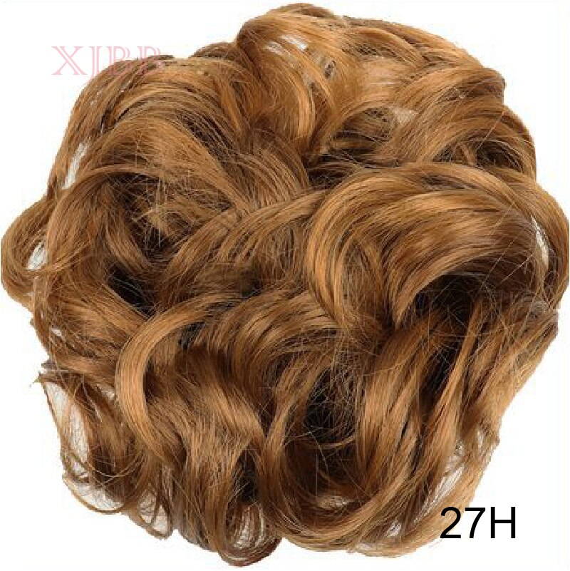 XJBB sznurek krótki syntetyczny przyrząd robić koka z włosów elastyczna gumka Chignon kręstożek kok peruka treska dla kobiet: 27H