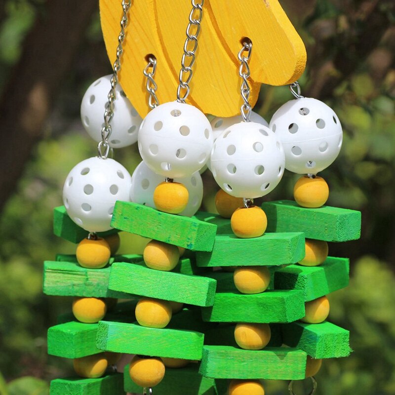 Zabawka robić żucia ptaków duża średnia klatka dla papugi zabawka gryzak afrykańska szara ara kakadu Eclectus, banan