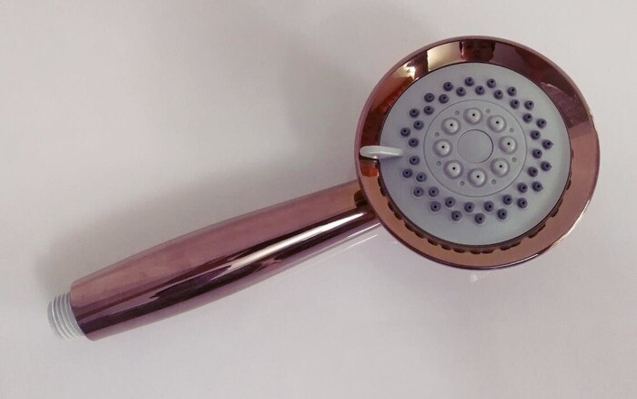 rose Gold handheld shower ABS 3 Function Hand Held Shower Head &amp;150cm shower hose &amp; ABS Shower Holder SH909: only shower
