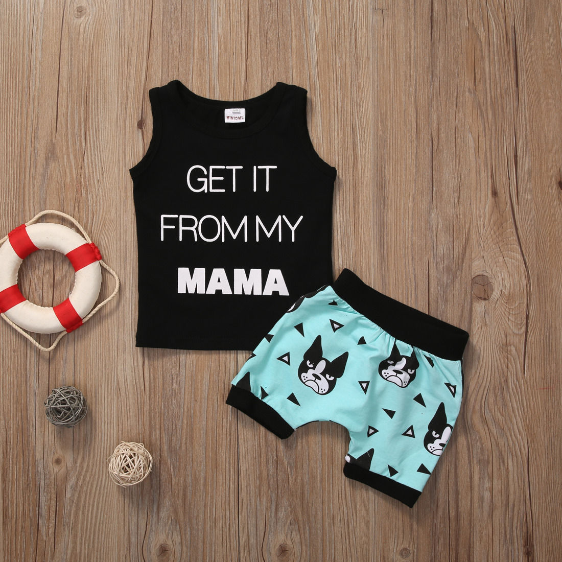 2 Stücke Sommer Cartoon Hund Kinder Baby Jungen Kleinkind T-shirt Weste Tops + Casual Hosen Kleider Outfits Set