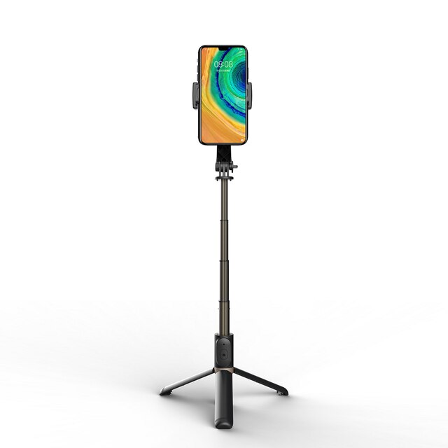 FGCLSY Q08 Bluetooth handheld gimbal stabilizer selfie stick expandable handheld monopod mini tripod For Android IOS: Default Title