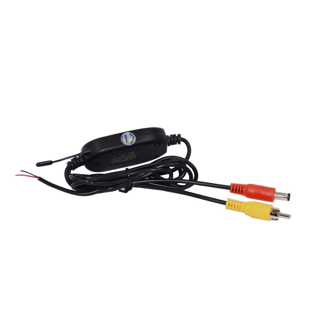 2.4G Wireless Video Transmitter Receiver Kit for Car Rear View Camera and DVD Monitor Screen Reverse Backup Rearview Cam