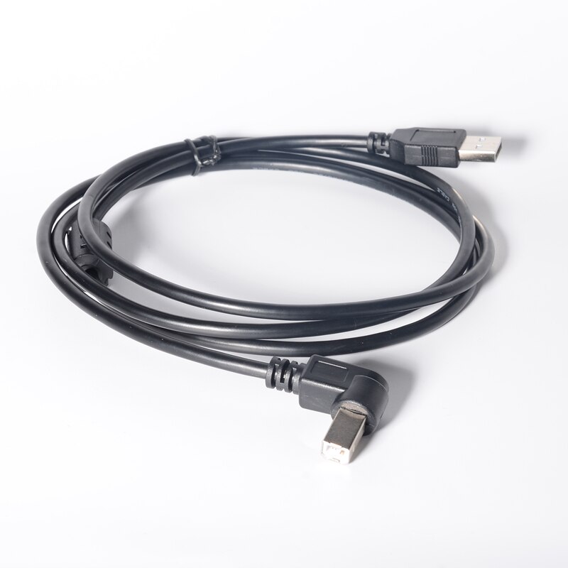 3 M Usb 2.0 Een Naar Rechts Hoek B Cable Cord - 1 M 2 M 3 M Usb Printer kabel-Haakse Usb B Kabel-1x Usb A (M), 1x Usb B (M)