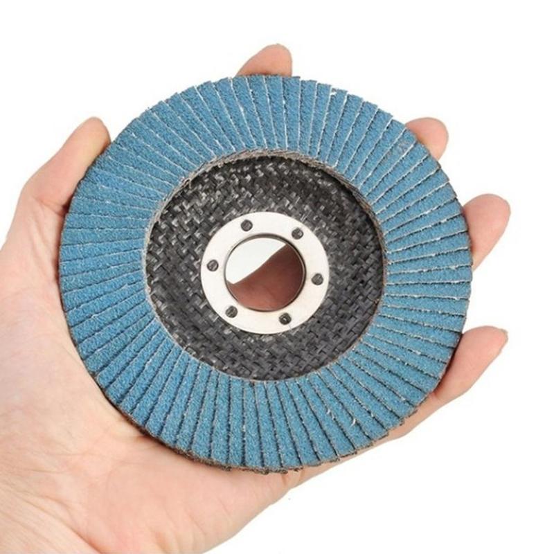 10pcs Flap Discs 115mm 4.5 inch Sanding Discs 40/60/80/120 Grit Grinding Wheels Blades for Angle Grinder Abrasive Tools