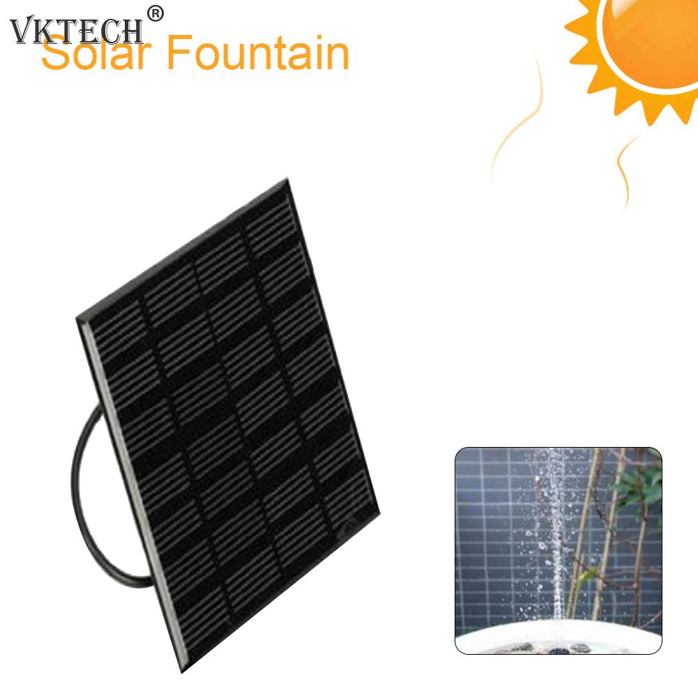 1.2W Micro Solar Water Pump Floating Fountain Submersible Pump Outdoor Garden Fountain Fish Tank Pond Brushless Solar Pump
