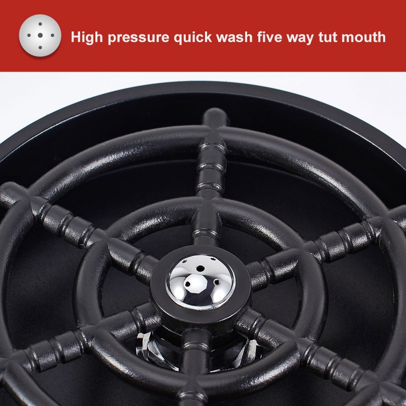 Faucet Glass Rinser For Kitchen Sink Automatic Cup Washer Bar Glass Rinser Coffee Pitcher Wash Cup Tool Kitchen Sink Accessories