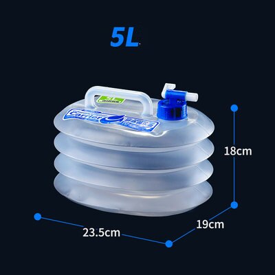 portable outdoor foldable water tank: 5L