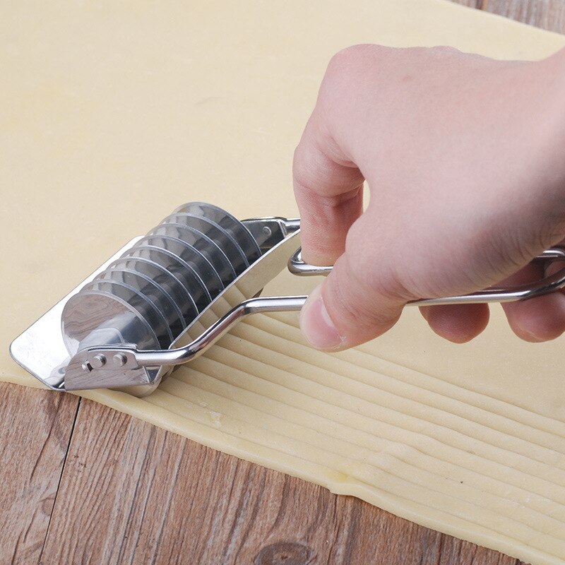 Roestvrij Staal Noodle Cutter Handleiding Noodle Cutter Pasta Snijmachine Noodle Striping Tool Keuken Noodle Pasta Gereedschap
