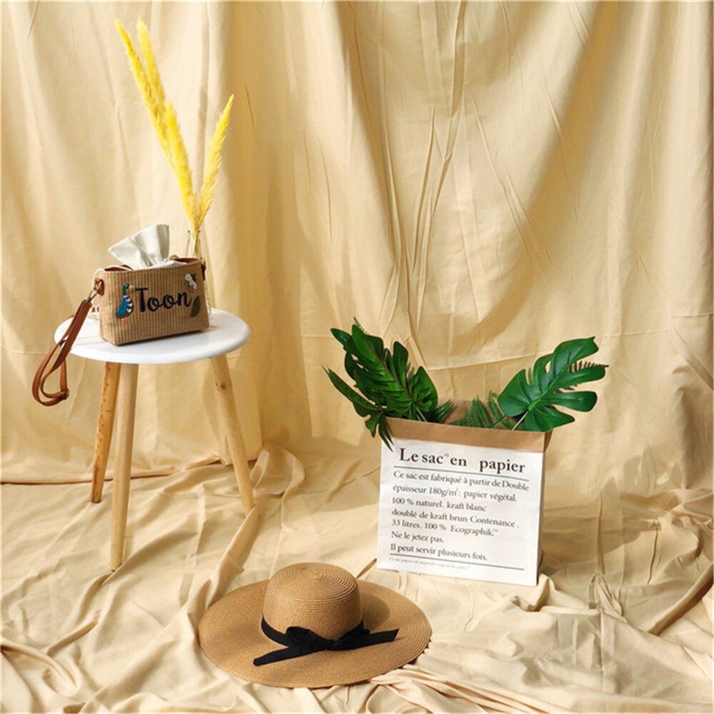 2x2.4m Photography Backdrop Cloth Studio Fotografia Backdrops White Tapestry Party Shooting Background Curtain Screen Life Shoot: Yellow