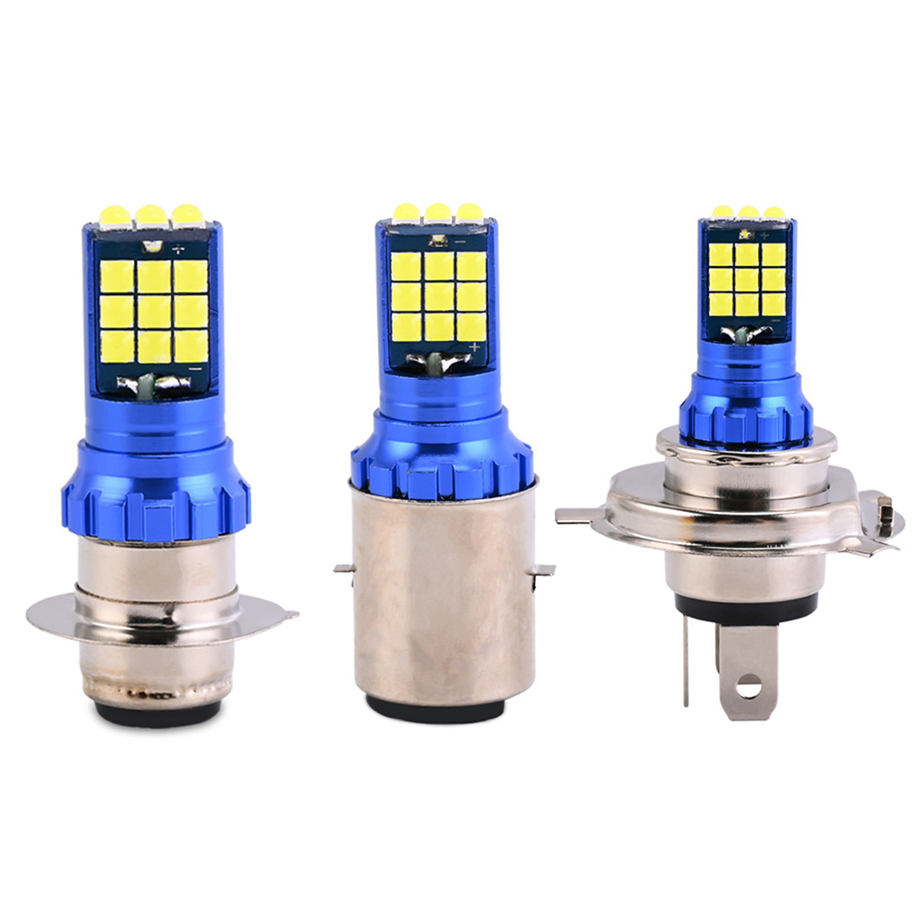 High Bright Motorcycle LED Headlight H4 H6 BA20D P15D Hi/Low Headlight Bulb Motor Driving Lights DRL Front Lamp 6000K White