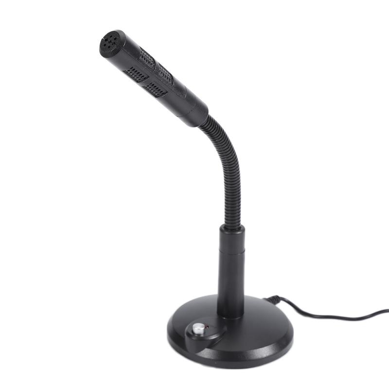 USB ordinateur portable Microphone ordinateur Mini Studio discours Microphone support micro avec support pour ordinateur de bureau ordinateur portable Skype MSN: Driver-free Mic