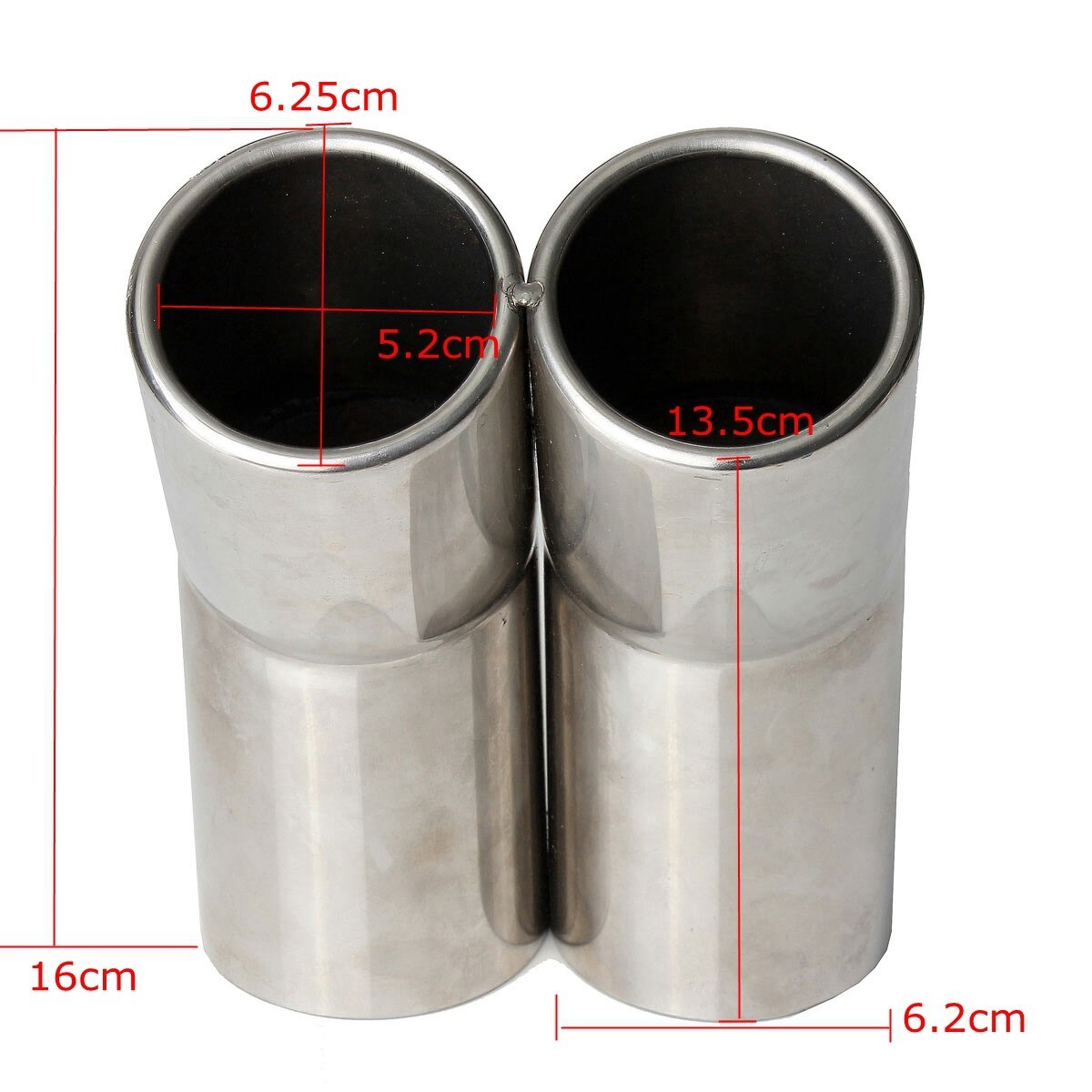 Rvs Trail Rear Uitlaatpijp Uitlaat Voor VW Bora Golf MK4 voor Jetta 1997-2006 Auto Uitlaatpijpen vervanging