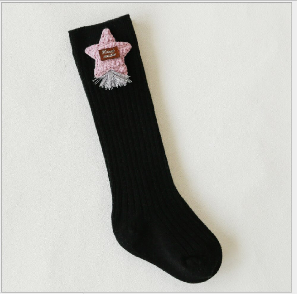 Leuke Baby Kids Meisjes Katoen Panty Warme Kousen Broek Kousen Panty: Black / 12m