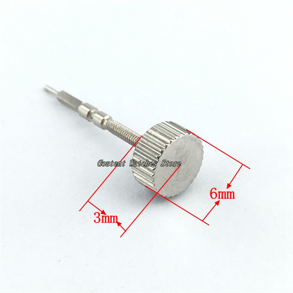 Stainless Steel Watch Crown+Stem Fit ETA 6497 6498 Seagull ST36 Movement Men's Watch: No.2