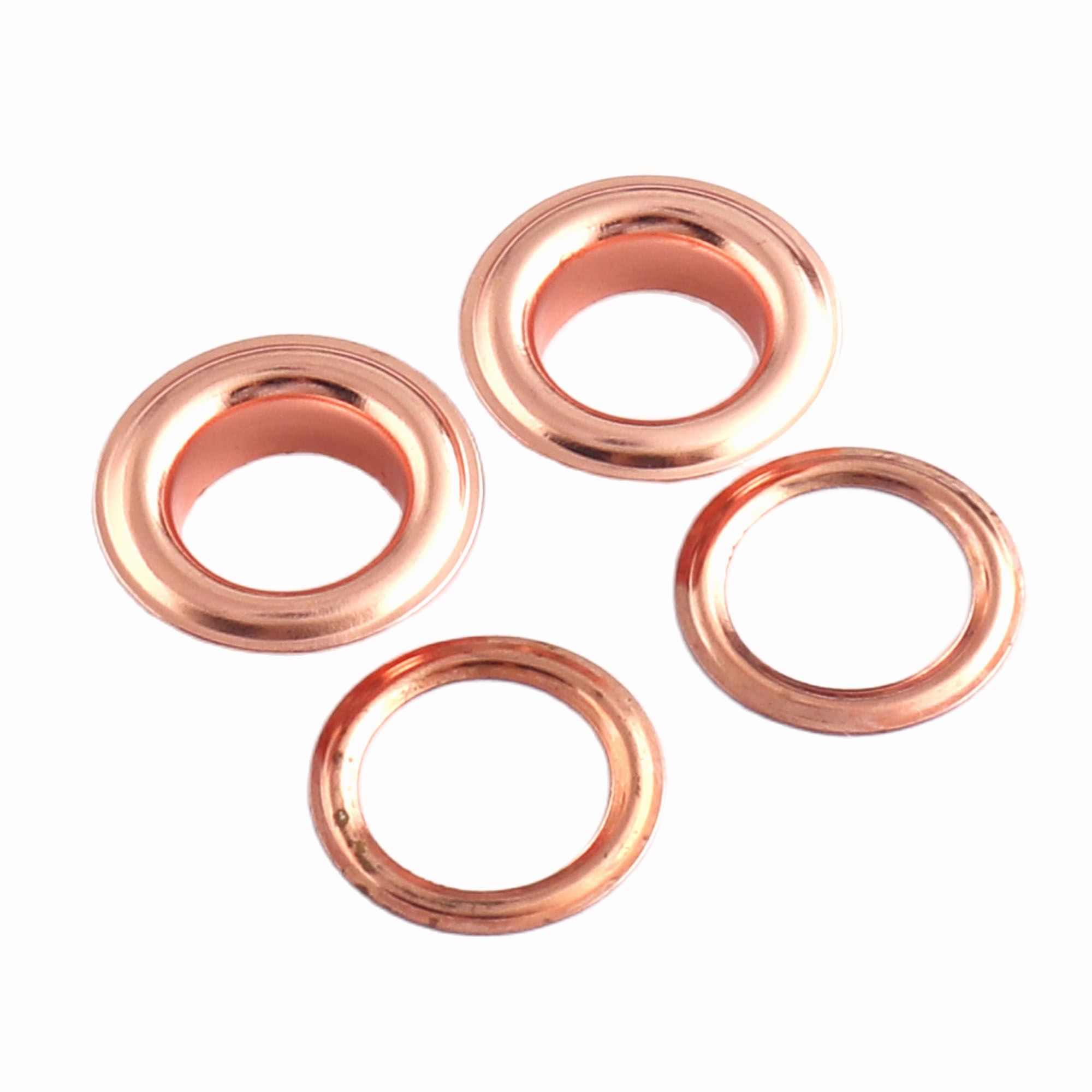 Round Eyelets and Grommets Washer Metal Rivets Repair for DIY Leather Crafts Clothing Scrap Booking Craft Projects 30 Sets