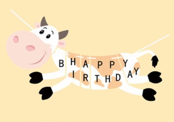 Cute Happy Birthday Banner Animal Dinosaur Giraffe Cow Pig Banner Garland Balloon for Boy Girls Kids Birthday Party Decoration