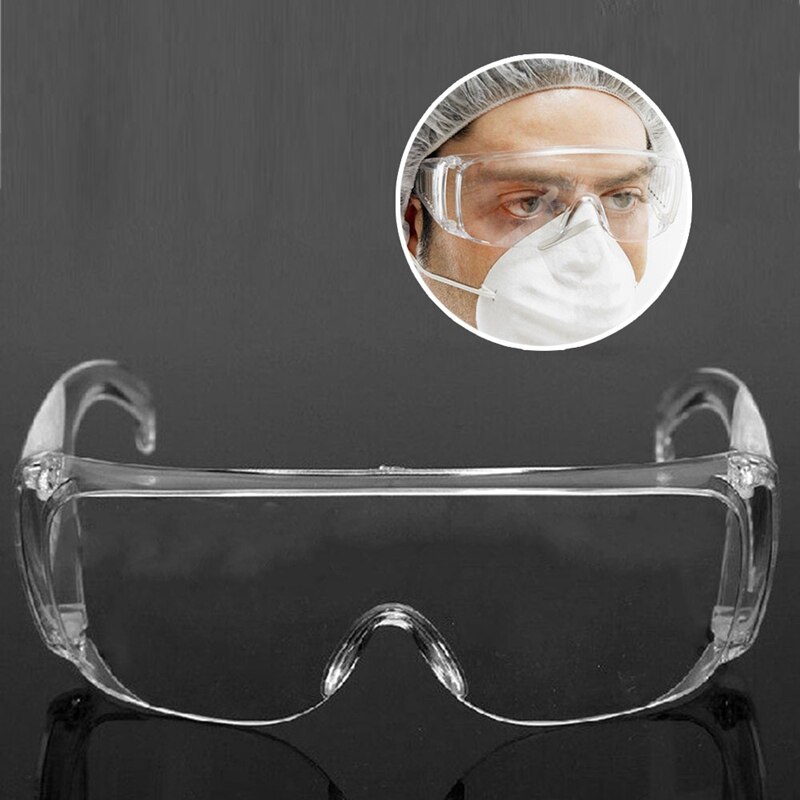 1Pcs Veiligheidsbril Bril Lab Werken Bril Bril Beschermende Bril Anti-Fog Bril Clear Lens Eye bescherming