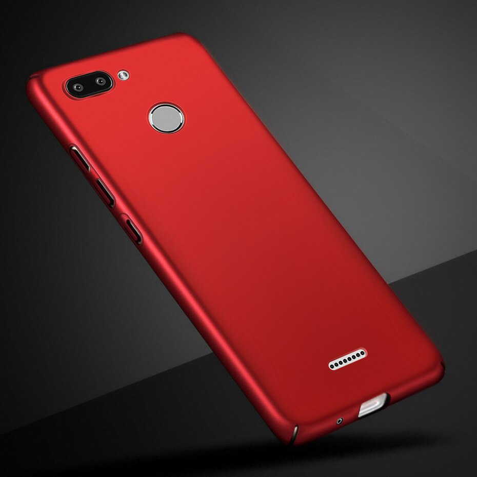 Per Funda Capa Xiaomi Redmi 6 Caso Per Caso Xiaomi Redmi 6A Caso Duro Posteriore Del Telefono Coque Per Xaomi Redmi6a Redmi6 redmi 6 6A caso Della Copertura: For Redmi 6A / Red