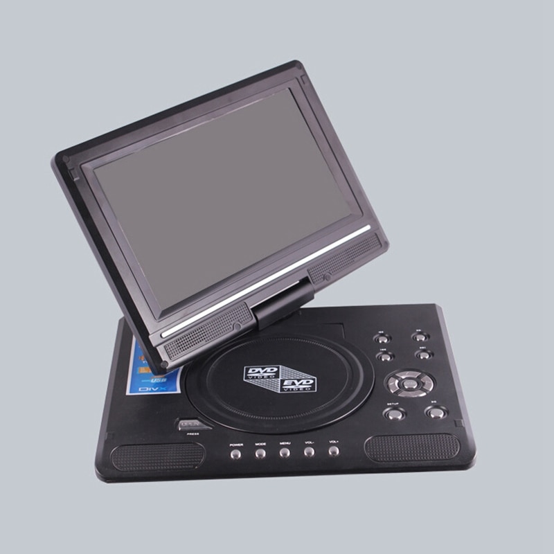 DVD móvil portátil de 9,8 pulgadas con Mini reproductor de TV HD
