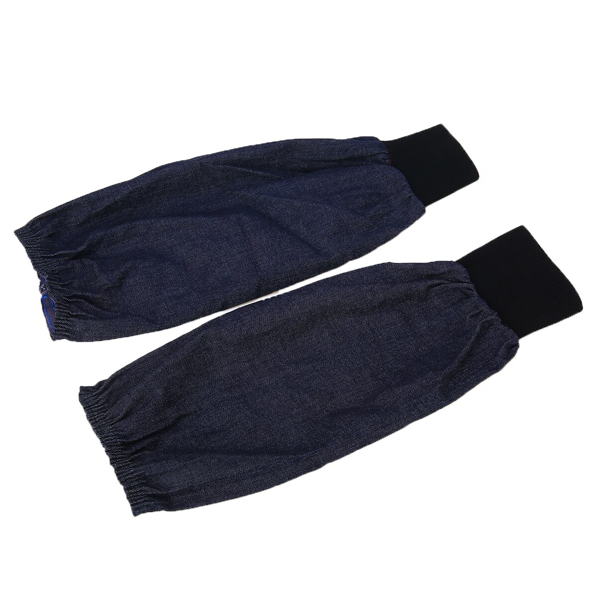 1 Paar Lassen Bescherming Mouwen Denim Blauw Lassen Verlengen Arm Mouwen Denim Werken Snijden Slip Warmte Beschermende