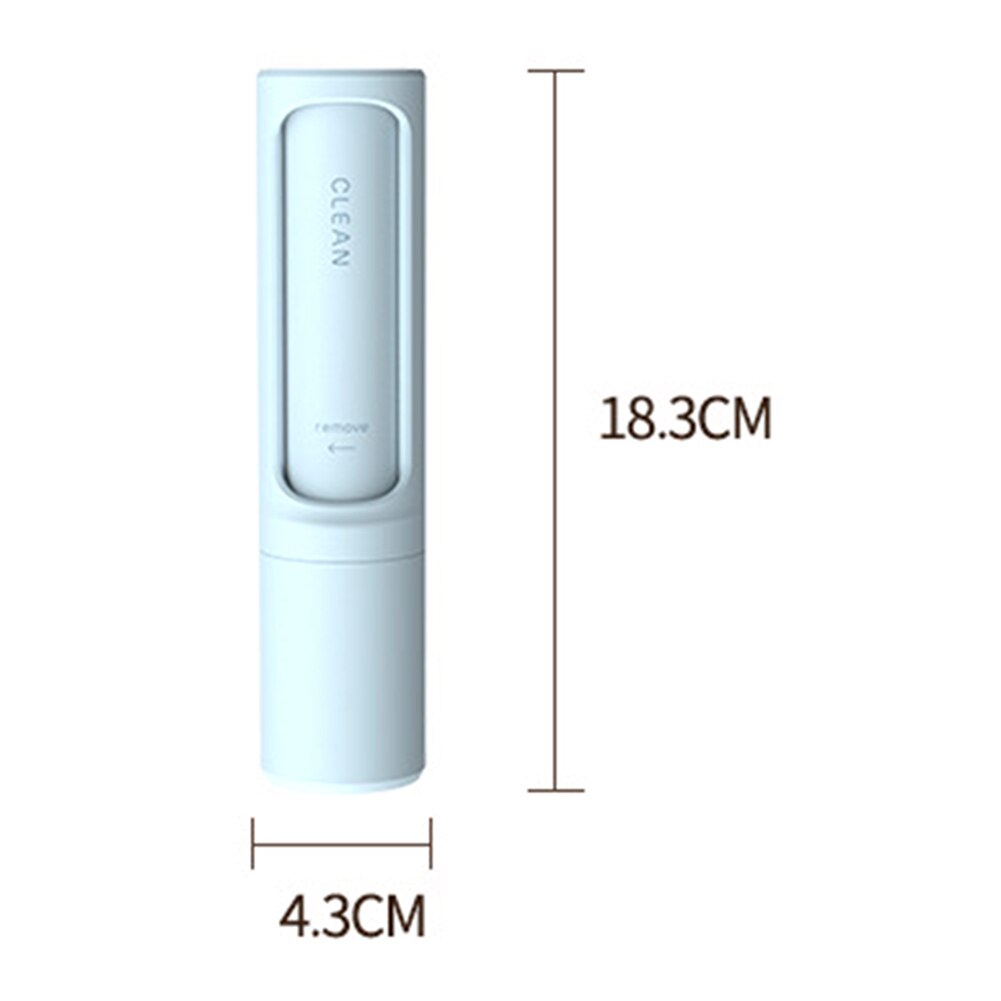 Reusable Pet Hair Remover Brush Lint Roller Self Cleaning Cat Dog Fur Hair Dust Removal Brush for Clothes Portable Effective