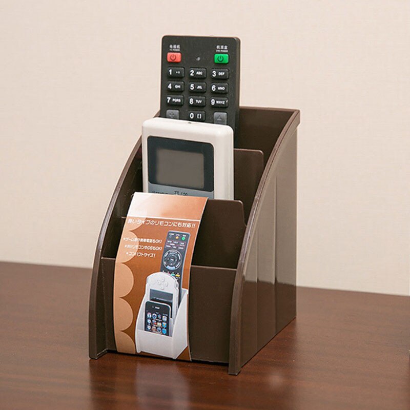 Remote Control Holder TV/DVD/Air Conditioner Remote Mobile Phone Holder Storage Portable Stand Organizer Box Multi-Functional