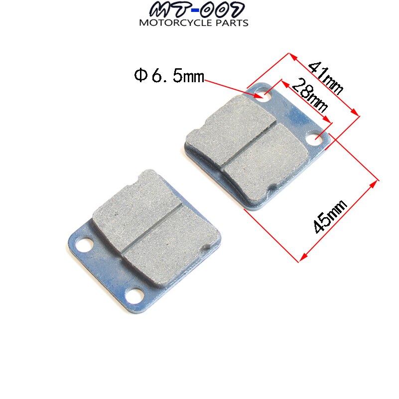 Motorcycle Rear Brake Disk Pads for 125cc 140cc 150cc 160cc Kayo Apollo Bosuer Xmotos Dirt Bike Pit Bike Motocross mot